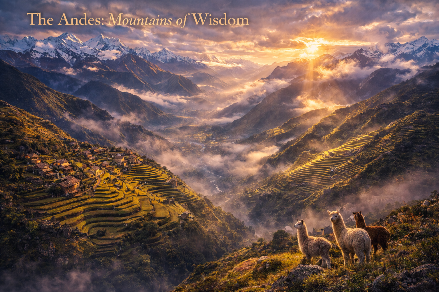 Andes Mountains Sacred Bioregion